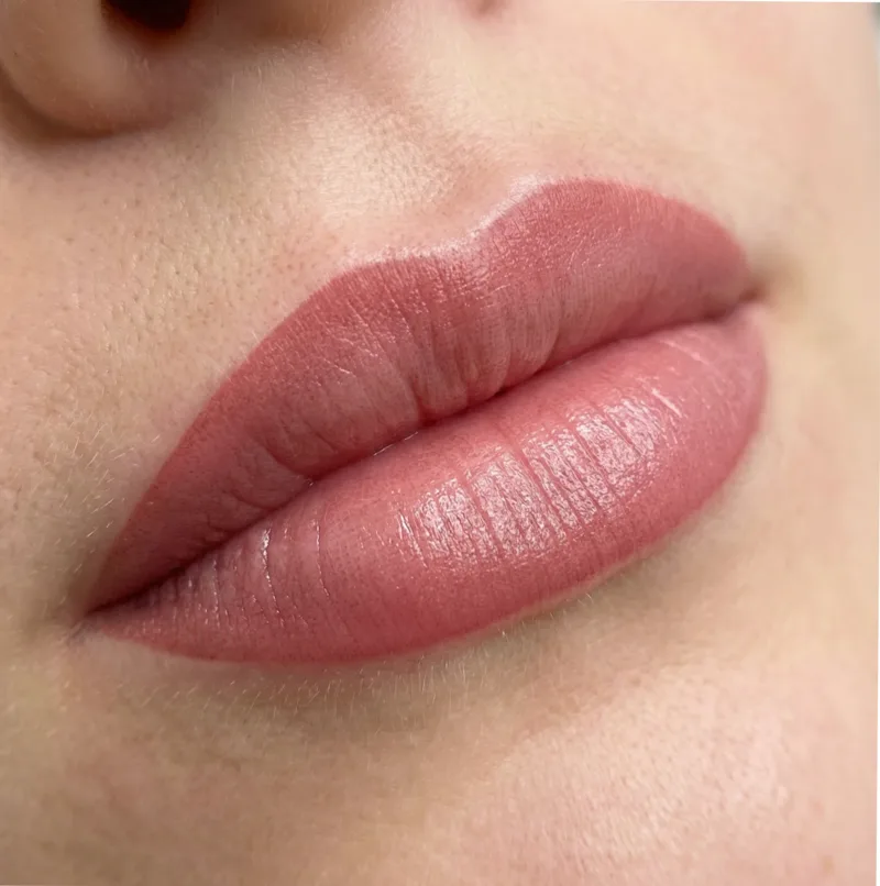 Перманентный макияж губ — естественный результат, мастер Mary Bell, Самара