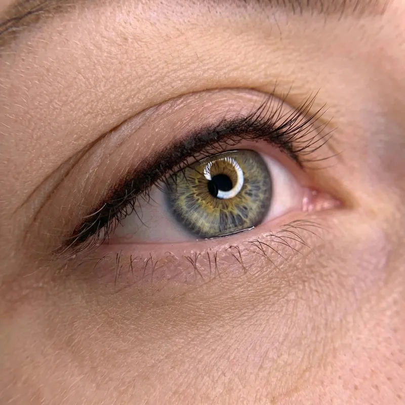 Межресничный контур — перманентный макияж век, мастер Mary Bell, Самара