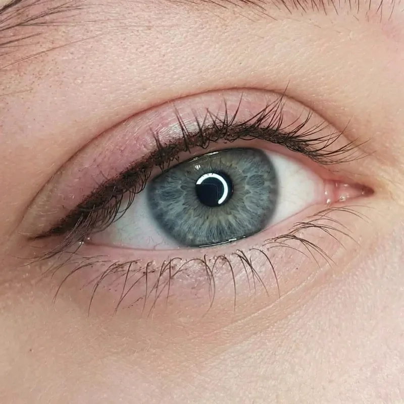 Перманентные стрелки на веках — результат, мастер Mary Bell, Самара